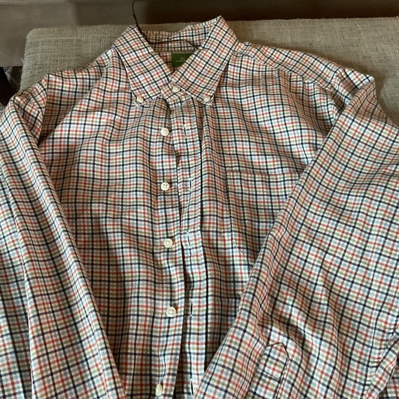 Sid Mashburn Sport Shirt in Plaid Sz Large - Picture 1 of 3